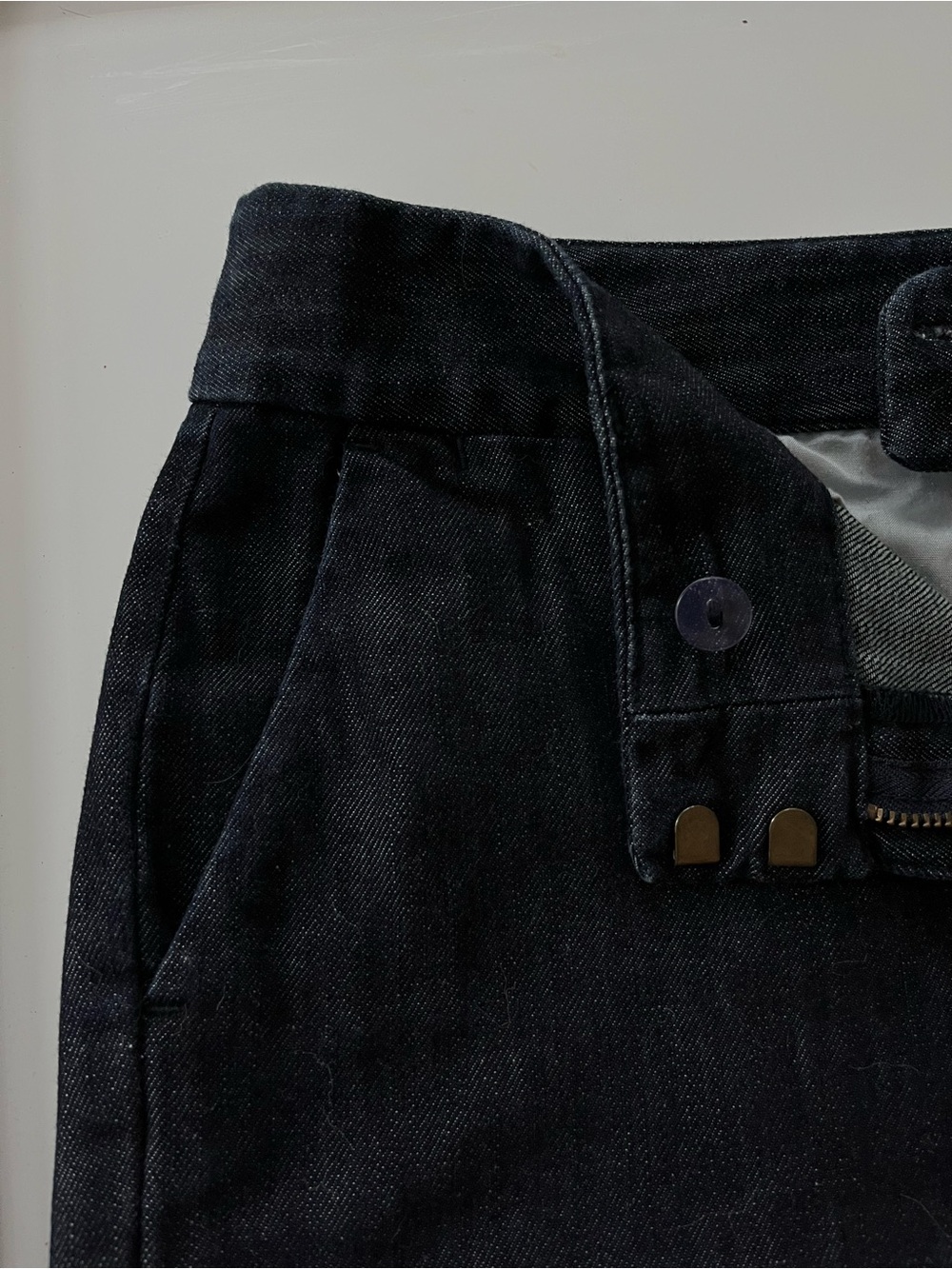 Ann Taylor LOFT Denim Dark Navy Women’s Tailored Shorts - Size 8 - Picture 8 of 9